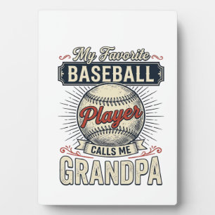 Opa Baseball Vintage Gravur Shirt Design_1 Fotoplatte