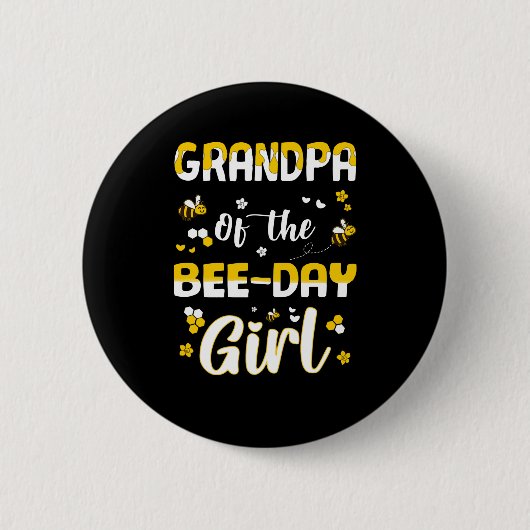 Opa Bee Day Button (Vorderseite)