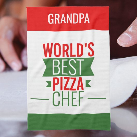 Opa - Bester Pizzakoch der Welt Geschirrtuch