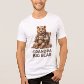 Opa Big Bear Trending Design Tri-Blend Shirt (Vorderseite)