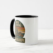 Opa-Camping-Geschenk Vintage-Camper Tasse (Vorderseite Links)