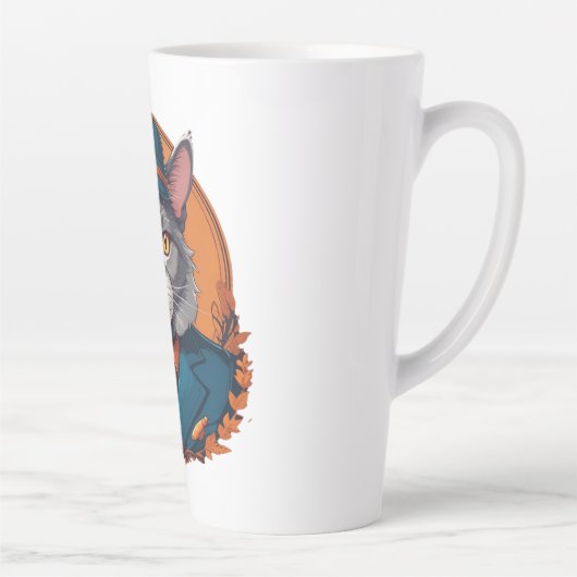 Opa Cat Latte Tasse (Rechts)