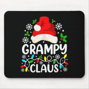 Opa Claus Lustige Weihnachten Familie Matching Mousepad