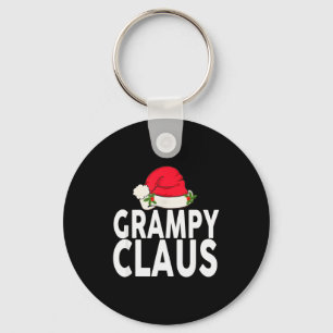 Opa Claus Weihnachts-Familien-Gruppen-Matching-Pyj Schlüsselanhänger