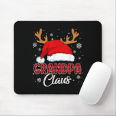 Opa Claus Weihnachtsmannmütze Weihnachten Roter Ka Mousepad (Mit Mouse)