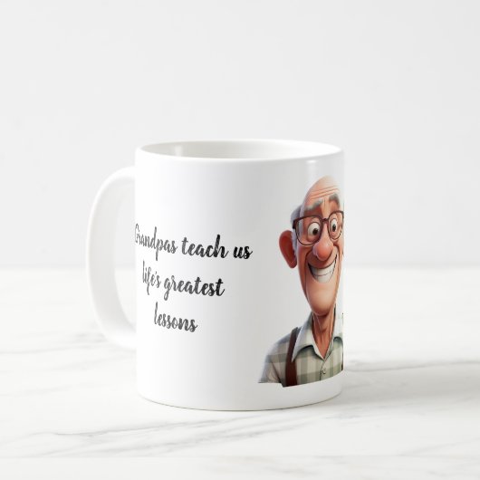 Opa Coffee Tasse (Vorderseite Links)