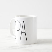 Opa Coffee Tasse (Vorderseite Links)