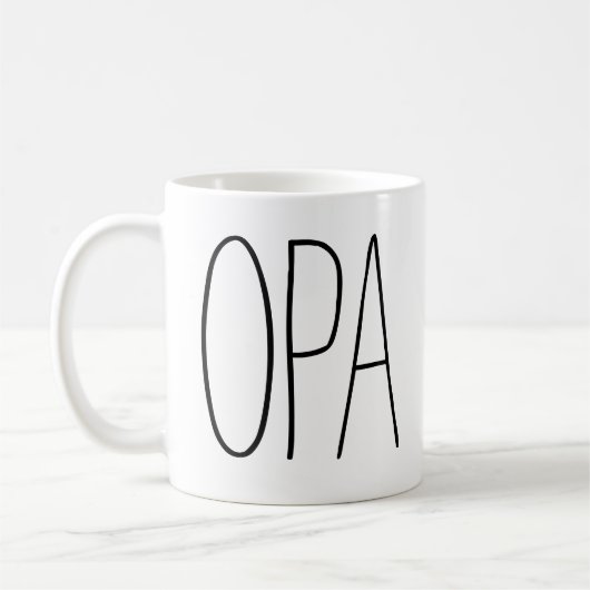Opa Coffee Tasse (Links)