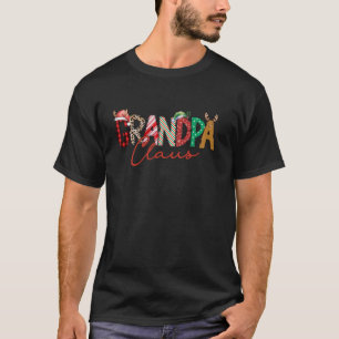 Opa Coquette Bow Grandpa Claus Weihnachtsbaum T-Shirt