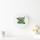 Opa-Crew Runde Wanduhr (Zuhause)