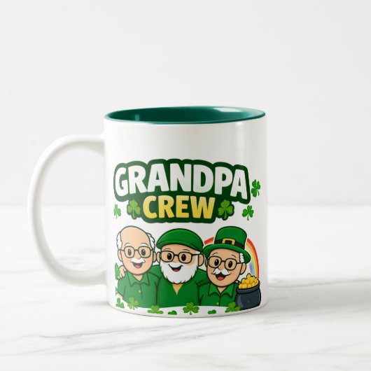 Opa-Crew Zweifarbige Tasse (Links)