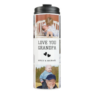 Opa Custom Foto Collage Thermal Tumbler Thermosbecher