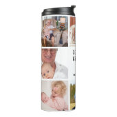 Opa Custom Foto Collage Thermal Tumbler Thermosbecher (Nach links gedreht)