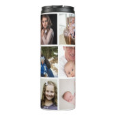 Opa Custom Foto Collage Thermal Tumbler Thermosbecher (Rückseite)