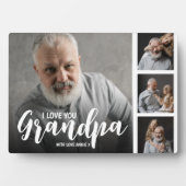 Opa Customized Foto Collage Plaque Fotoplatte (Vorderseite)