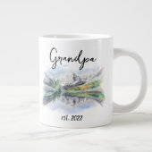 Opa Datum - Erstmaliger Opa Jumbo-Tasse (Rechts)