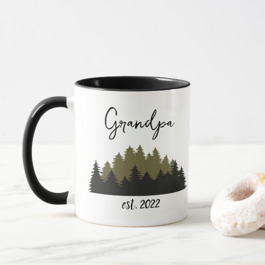 Opa Datum - Erstmaliger Opa Tasse (Mit Donut)