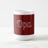 Opa Deep Red Kaffeetasse (Mittel)