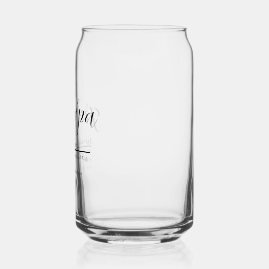 Opa Definition Beer Can Glass Dosenglas (Links)