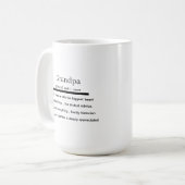 Opa Definition, Opa Vatertag  Kaffeetasse (Vorderseite Links)
