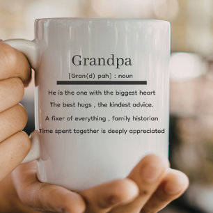 Opa Definition, Opa Vatertag  Kaffeetasse