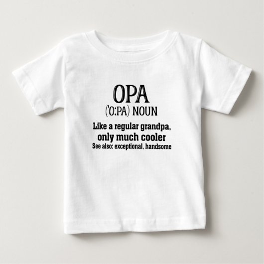 Opa Definition Shirt - Dieses Geschenk des Vaters (Vorderseite)
