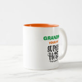 Opa, dein Superheld Zweifarbige Tasse (VorderseiteRechts)