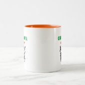Opa, dein Superheld Zweifarbige Tasse (Mittel)