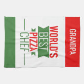 Opa - Der beste Pizza-Koch der Welt Geschirrtuch (Horizontal)