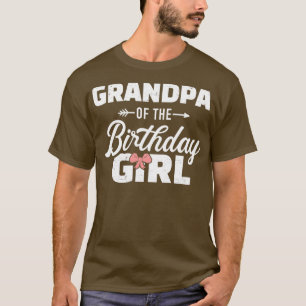 Opa der Geburtstags-Enkelin Mädchen T-Shirt