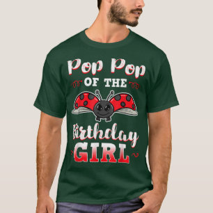 Opa der Geburtstags-Ladybug-Geburtstagsfeier T-Shirt