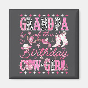 Opa der Geburtstagscowgirl Nk Rodeo Western Magnet