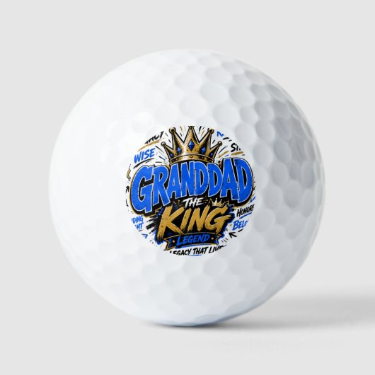 Opa der König Golfball (Vorderseite)