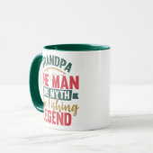 Opa - Der Mann, der Mythos, der Fisch-Legende Tasse (Vorderseite Links)