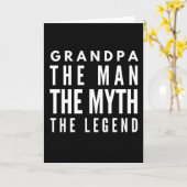 Opa der Mann der Mythos der Legende Karte (Gelbe Blume)