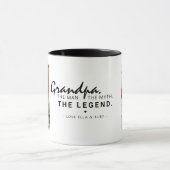 Opa. Der Mann. Der Mythos Die Legende. | FOTO Tasse (Zentrum)