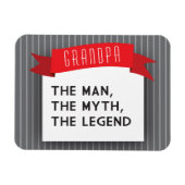 Opa - Der Mann, der Mythos, die Legende Magnet (Horizontal)