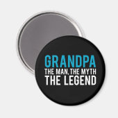 Opa, der Mann, der Mythos, die Legende Magnet (Vorderseite/Rückseite)