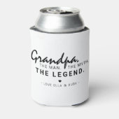 Opa. Der Mann. Der Mythos Die Legende. Modern Dosenkühler (Kanne Rückseite)