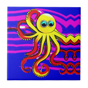 Opa der Oktopus Fliese