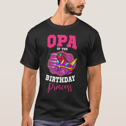 OPA der Skate der Princess Roller Bday Sk T-Shirt (Vorderseite)