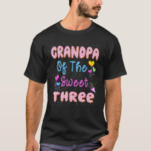 Opa der süßen 3. Donut Geburtstag Teil T-Shirt