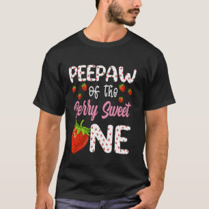 Opa der süßen Beeren-Erdbeere zum ersten Geburtsta T-Shirt