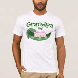 Opa der Zwillingsmädchen T-Shirt