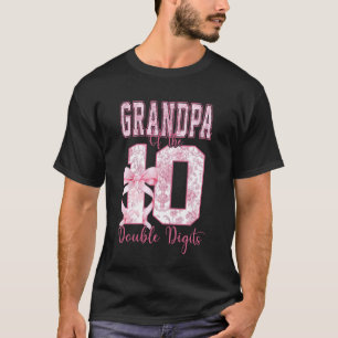 Opa des 10-jährigen Geburtstagsmädchens Pink Coque T-Shirt