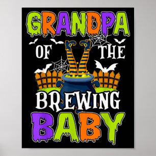 Opa des brauenden Halloween-Hexenbabys F Poster