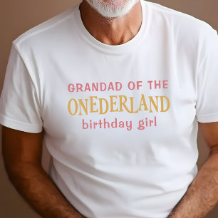 Opa des Geburtstagmädchens Alice im Wunderland  T-Shirt