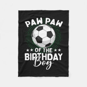 Opa des Geburtstags-Soccer-Spielers zum Geburtstag Fleecedecke