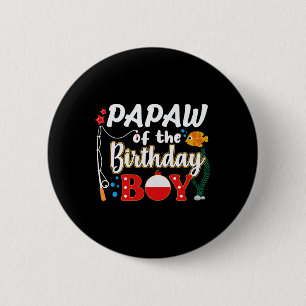 Opa des Geburtstagsjungen Angel-Familie passend Button
