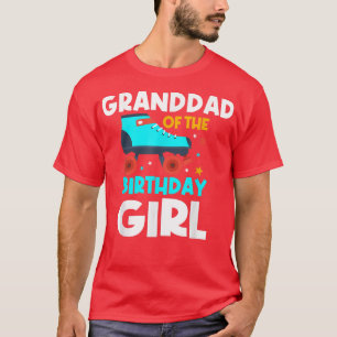 Opa des Geburtstagsmädchens Rollschuh Geburtstag  T-Shirt